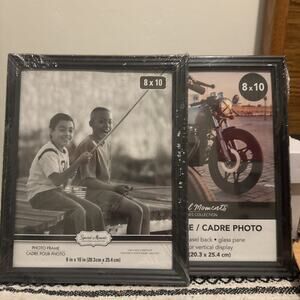 8X10 Picture Frame Wall Hanging Photo Frame Black 2 Pack